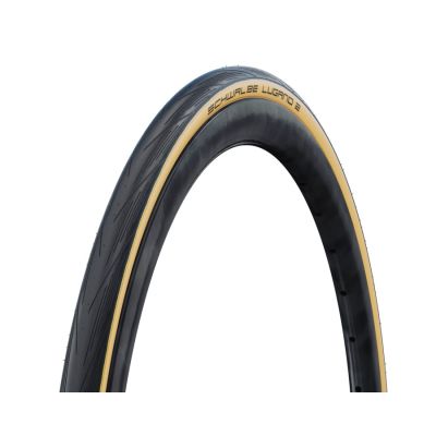 CUBIERTA SCHWALBE LUGANO II 700x25C HS471 K-GUARD RIGIDA NEGRO/MARRON