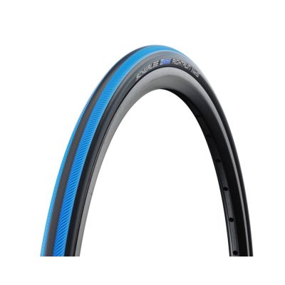 CUBIERTA SCHWALBE RIGHTRUN 24x1.00 K-GUARD BLACK'N'ROLL HS387 RIGIDA RAYAS AZULES