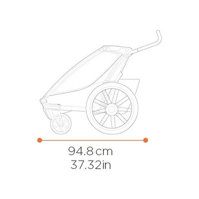 CARRITO THULE CHARIOT SPORT 2 SINGLE CARRITO THULE CHARIOT SPORT 2 SINGLE