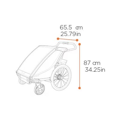 CARRITO THULE CHARIOT SPORT 2 SINGLE CARRITO THULE CHARIOT SPORT 2 SINGLE