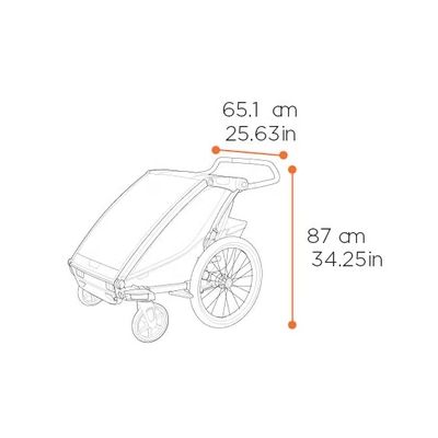 CARRITO THULE CHARIOT CROSS 2 SINGLE
