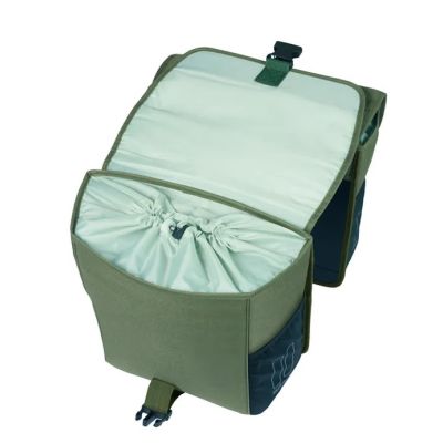 ALFORJAS TRASERAS BASIL GO DOUBLE 32 LITROS ALFORJAS TRASERAS BASIL GO DOUBLE 32 LITROS