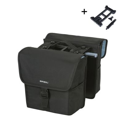 ALFORJAS TRASERAS BASIL GO DOUBLE MIK 2.0 32 LITROS ALFORJAS TRASERAS BASIL GO DOUBLE MIK 2.0 32 LITROS