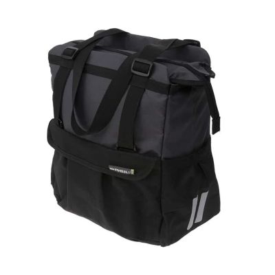 ALFORJA TRASERA BASIL SHOPPER XL 20 L NEGRO