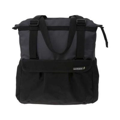 ALFORJA TRASERA BASIL SHOPPER XL 20 L NEGRO