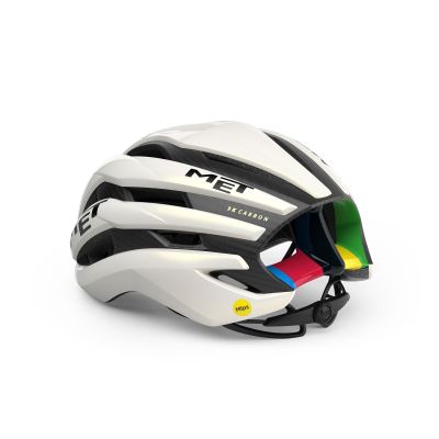 CASCO MET TRENTA 3K CARBON MIPS EDICION LIMITADA BLANCO ARCOIRIS CASCO MET TRENTA 3K CARBON MIPS EDICION LIMITADA BLANCO ARCOIRIS