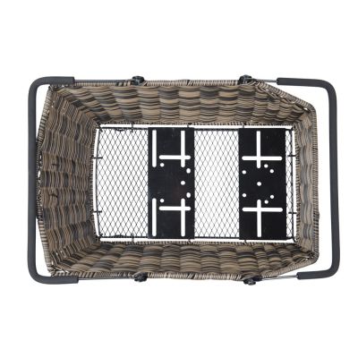 CESTA TRASERA EXTRAIBLE CON ASA BASIL CENTO RATTAN LOOK MULTI SYSTEM NX CESTA TRASERA EXTRAIBLE CON ASA BASIL CENTO RATTAN LOOK MULTI SYSTEM NX