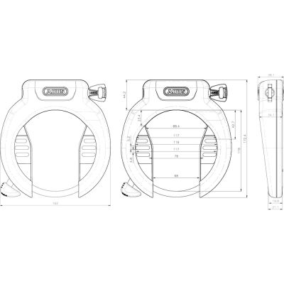CANDADO DE CUADRO ABUS PRO AMPARO 4750 X R CANDADO DE CUADRO ABUS PRO AMPARO 4750 X R