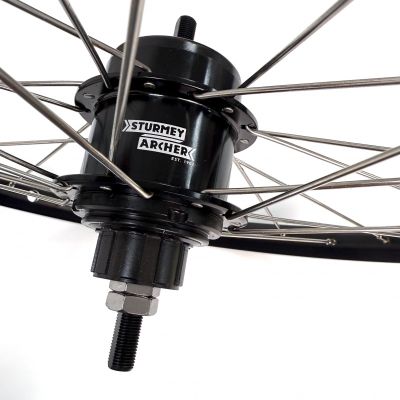  RUEDA TRASERA BROMPTON + ACCESORIOS STURMEY ARCHER 12 VELOCIDADES NEGRO