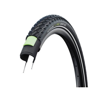 CUBIERTA SCHWALBE GREEN MARATHON 700x25C GREENGUARD HS620 ADDIX ECO RIGIDA