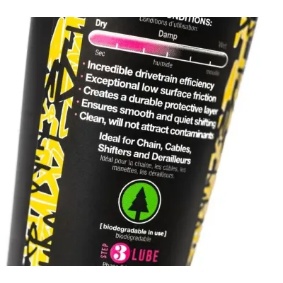 LUBRICANTE MUC-OFF DRY LUBE TIEMPO SECO 50ML. LUBRICANTE MUC-OFF DRY LUBE TIEMPO SECO 50ML.