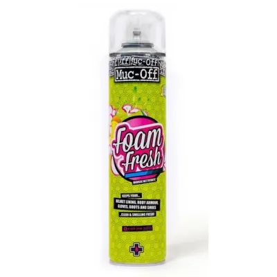 LIMPIADOR DE CASCO MUC-OFF FOAM FRESH 400ML. LIMPIADOR DE CASCO MUC-OFF FOAM FRESH 400ML.