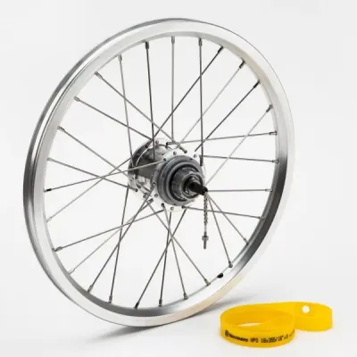 RUEDA TRASERA BROMPTON 3V BWR PARA 6V (INOX) RUEDA TRASERA BROMPTON 3V BWR PARA 6V (INOX)
