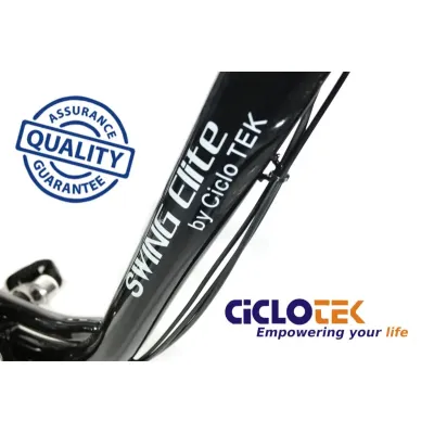 TRICICLO ELECTRICO CICLOTEK SWING ELITE PLUS NEGRO