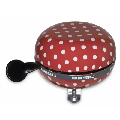 TIMBRE BASIL DING-DONG POLKADOT BIG ROJO/BLANCO
