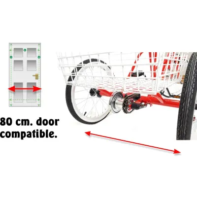 TRICICLO ELECTRICO PLEGABLE CICLOTEK PLEX ROJO TRICICLO ELECTRICO PLEGABLE CICLOTEK PLEX ROJO