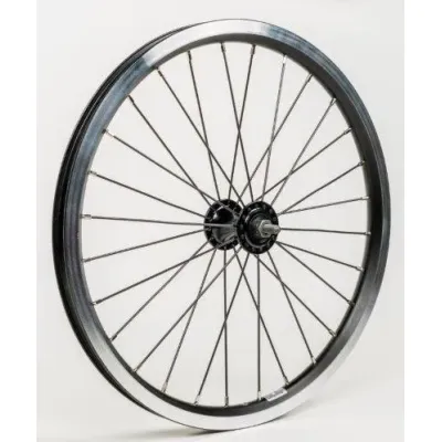 RUEDA DELANTERA BROMPTON NEGRA RUEDA DELANTERA BROMPTON NEGRA