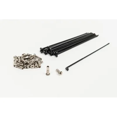 SET DE RADIOS 13g SIMPLE CALIBRADOR - 146mm (NEGRO) SET DE RADIOS 13g SIMPLE CALIBRADOR - 146mm (NEGRO)