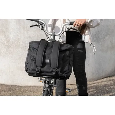 BOLSA BROMPTON METRO BACKPACK MEDIUM IN BLACK